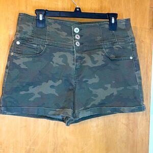 NO BO shorts! Size 17! Army green! 12” rise! 17” waist! Very stretchy!